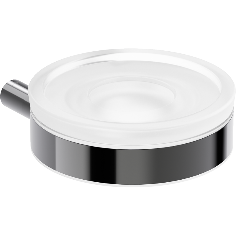 Mexen Loop mydelniczka, chrome noir - 70A71055-73