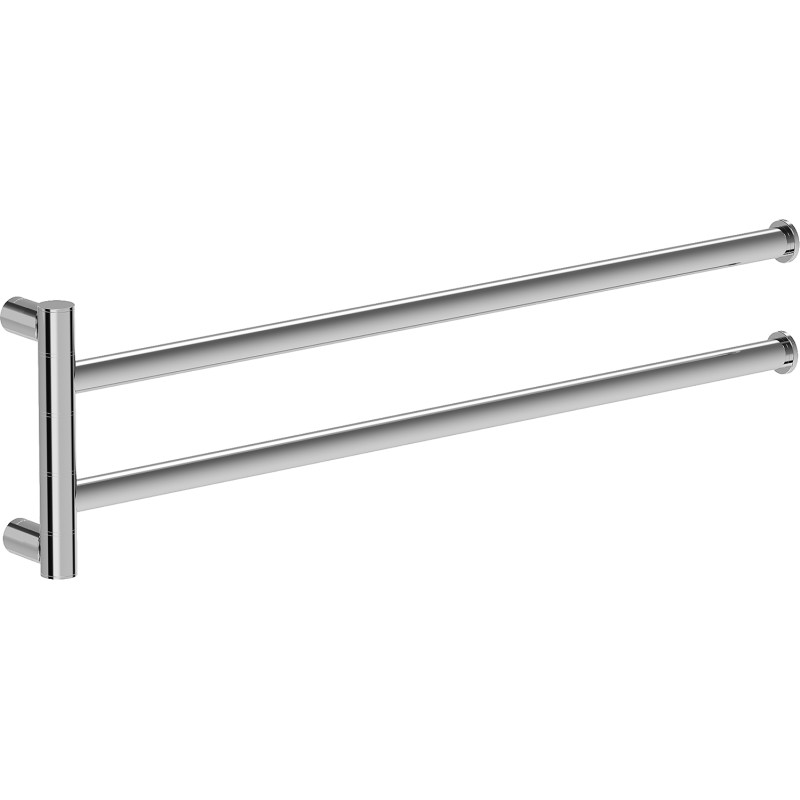 Mexen Loop dubbel vridbar handdukshållare, krom - 70A71049-00