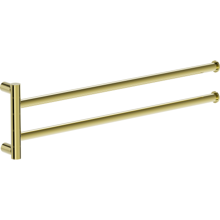 Mexen Loop divkāršs grozāms dvieļu turētājs, zelta - 70A71049-50