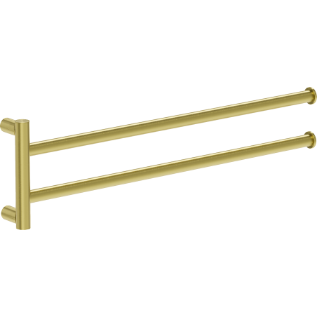 Mexen Loop dubultais rotējošais dvieļu pakaramais, matēts zelts - 70A71049-55