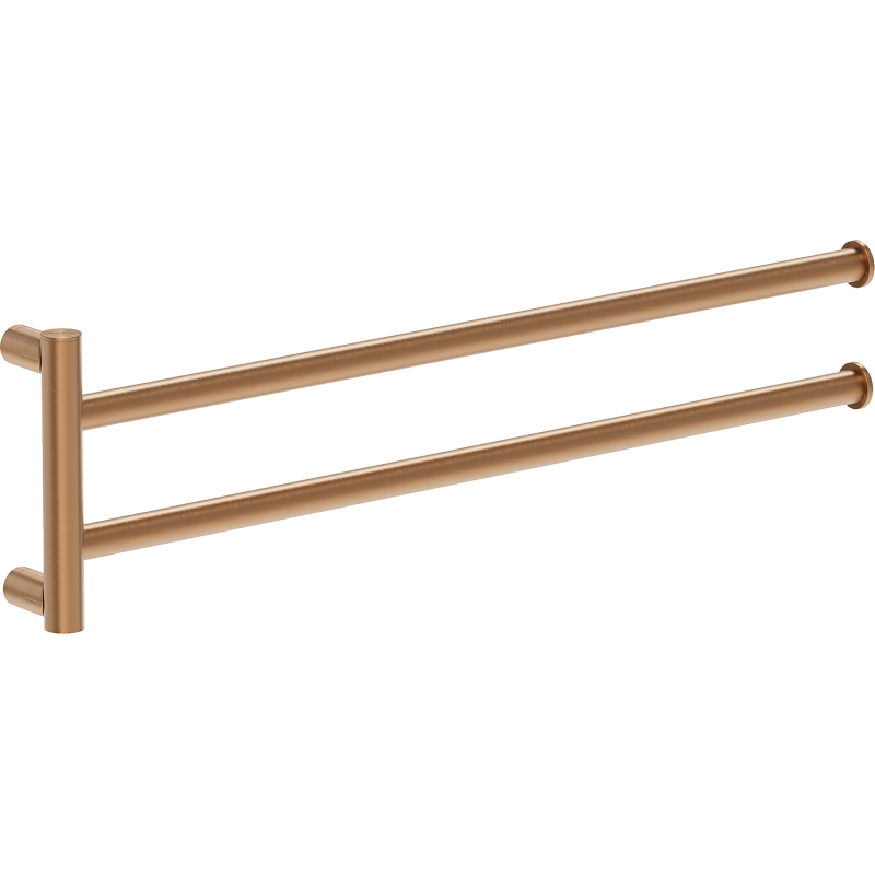 Mexen Loop dubultais rotējošais dvieļu turētājs, matēts varš - 70A71049-65