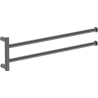 Mexen Loop podwójny obrotowy wieszak na ręcznik, gun gray szczotkowany - 70A71049-66
