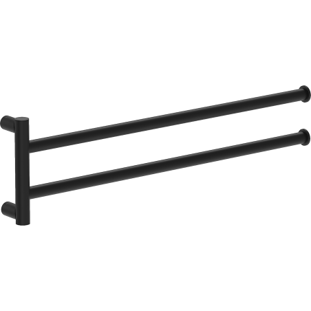 Mexen Loop dubults pagriežams dvieļu turētājs, melns - 70A71049-70