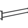 Mexen Loop podwójny obrotowy wieszak na ręcznik, black chrome - 70A71049-73