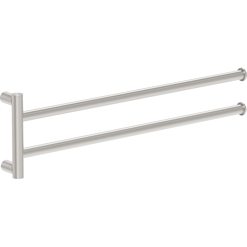 Mexen Loop dubultais grozāmais dvieļu turētājs, matēts niķelis - 70A71049-97