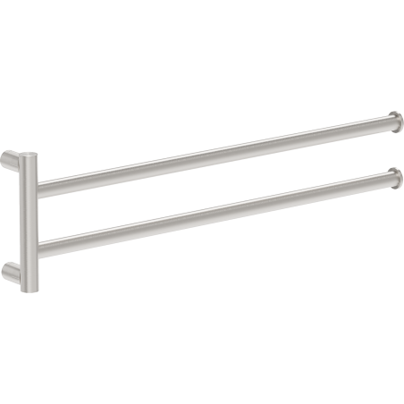 Mexen Loop dubultais grozāmais dvieļu turētājs, matēts niķelis - 70A71049-97