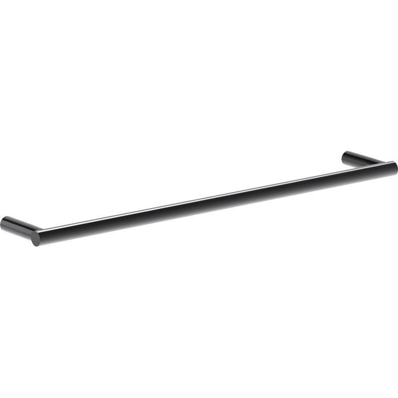 Mexen Loop perchero para toallas, cromo negro - 70A71043-73
