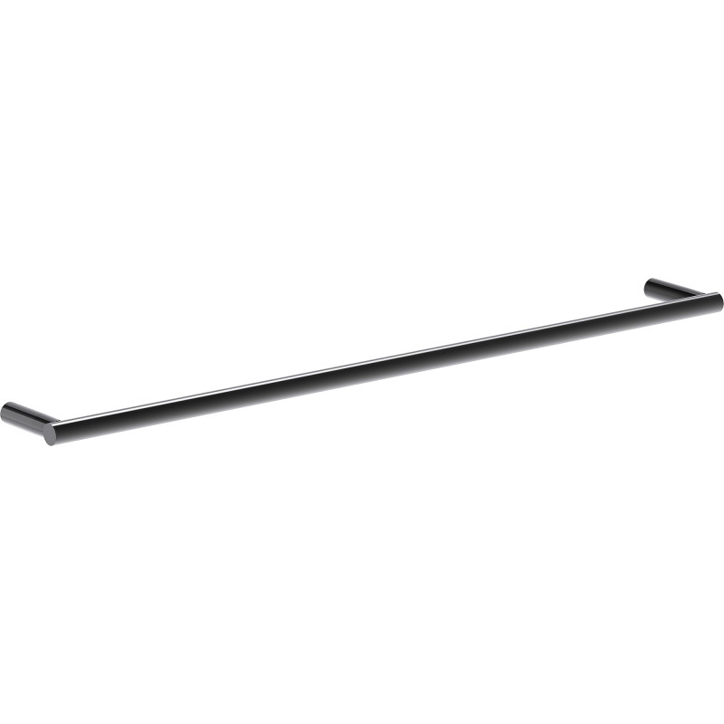 Mexen Loop perchero para toallas, cromo negro - 70A71045-73