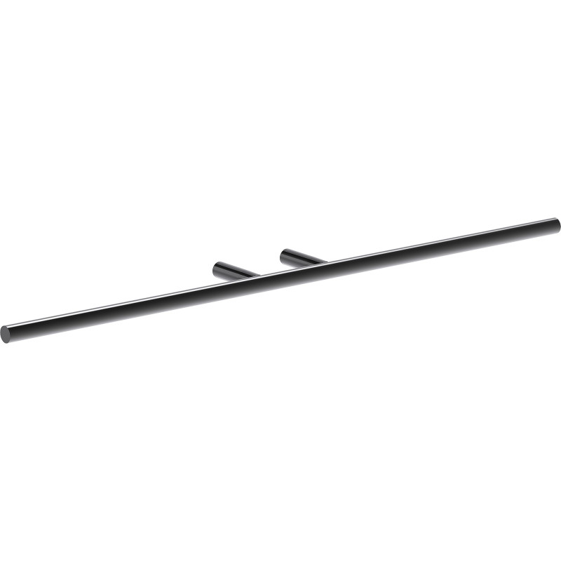 Mexen Loop percha para toalla, cromado negro - 70A71046-73