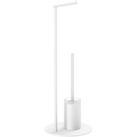 Mexen Loop brīvstāvoša tualetes birste ar tualetes papīra turētāju, balta - 70A71095-20