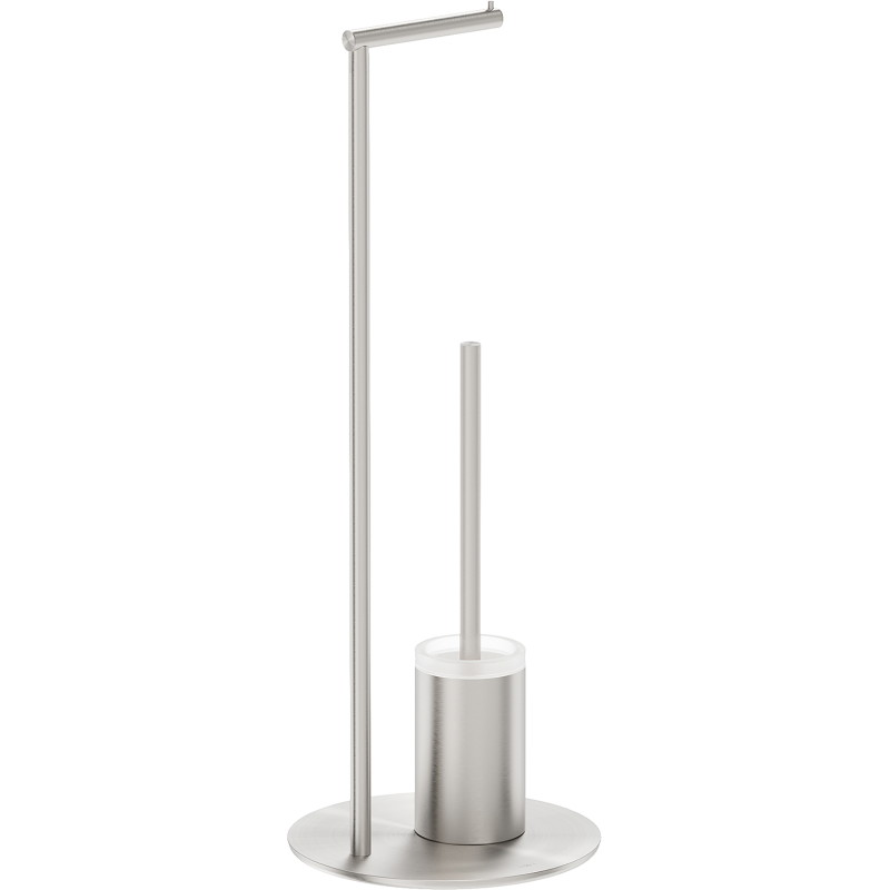 Mexen Loop stehende Toilettenbürste mit Papierhalter, gebürsteter Nickel - 70A71095-97
