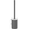 Mexen Loop toilet brush, brushed gun gray - 70A71071-66
