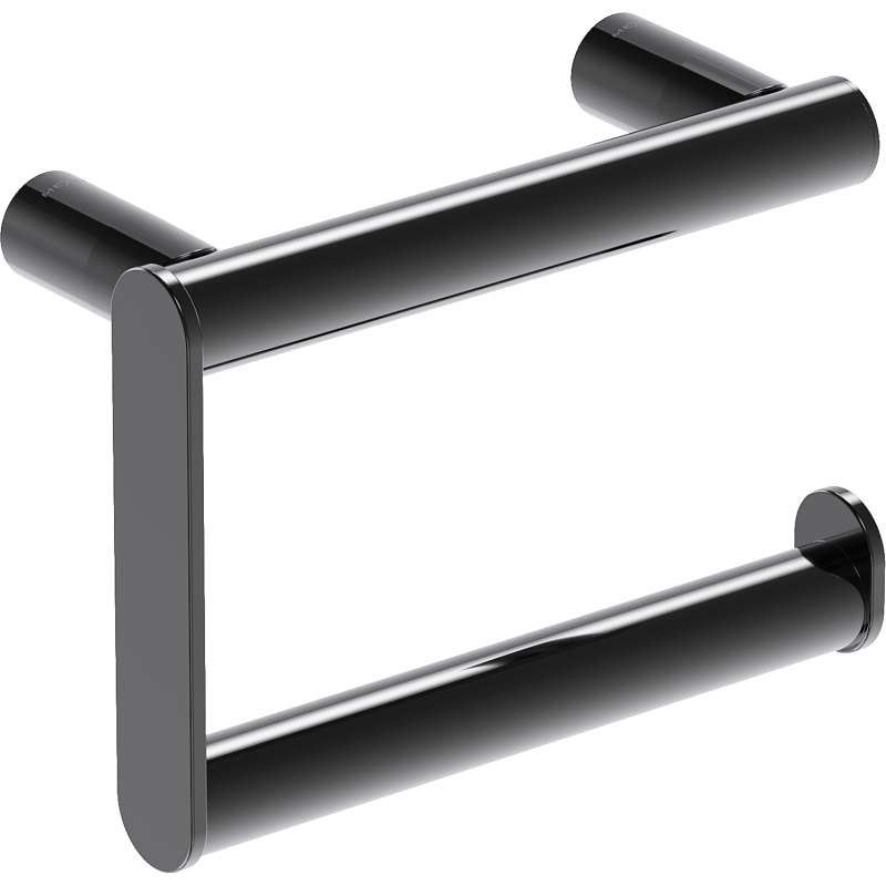 Mexen Loop tualetes papīra turētājs, melns hroms - 70A71023-73