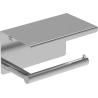 Mexen Loop portarotolo per carta igienica con mensola, cromato - 70A71022-00