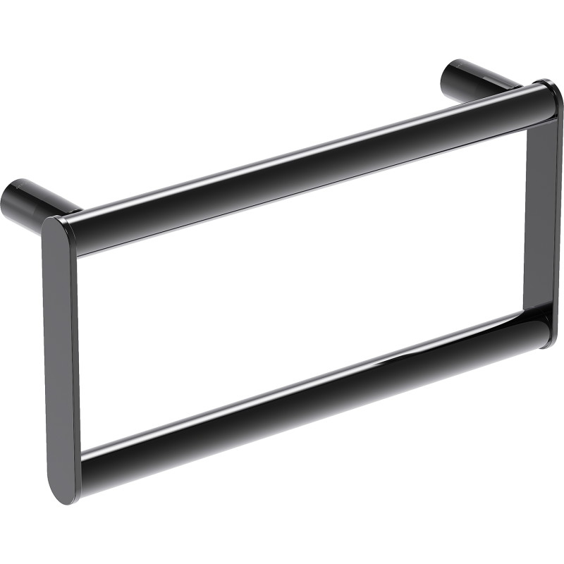 Mexen Loop handdoekhouder, zwart chroom - 70A71031-73