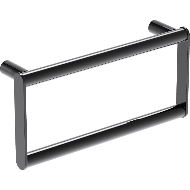 Mexen Loop suporte para toalhas, cromado preto - 70A71031-73