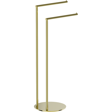 Mexen Loop stojący wieszak na ręcznik, złoty - 70A71096-50