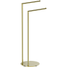 Mexen Loop stojący wieszak na ręcznik, złoty - 70A71096-50