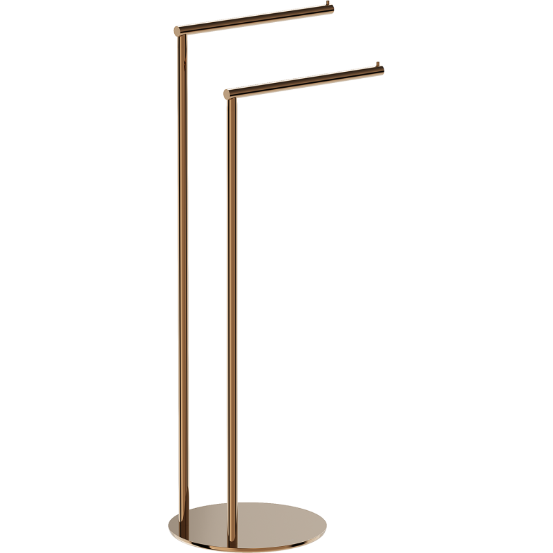 Mexen Loop stojący wieszak na ręcznik, różowe złoto - 70A71096-60