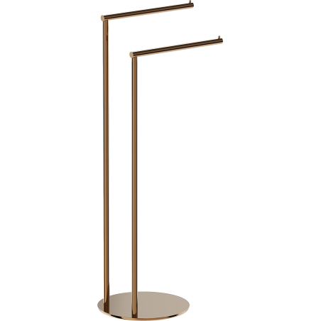 Mexen Loop stojący wieszak na ręcznik, różowe złoto - 70A71096-60