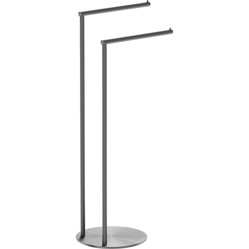 Mexen Loop perchero de pie para toalla, gris pistola cepillado - 70A71096-66