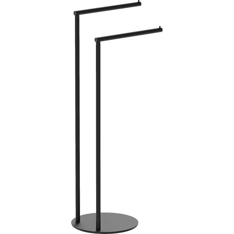 Mexen Loop stojący wieszak na ręcznik, czarny - 70A71096-70