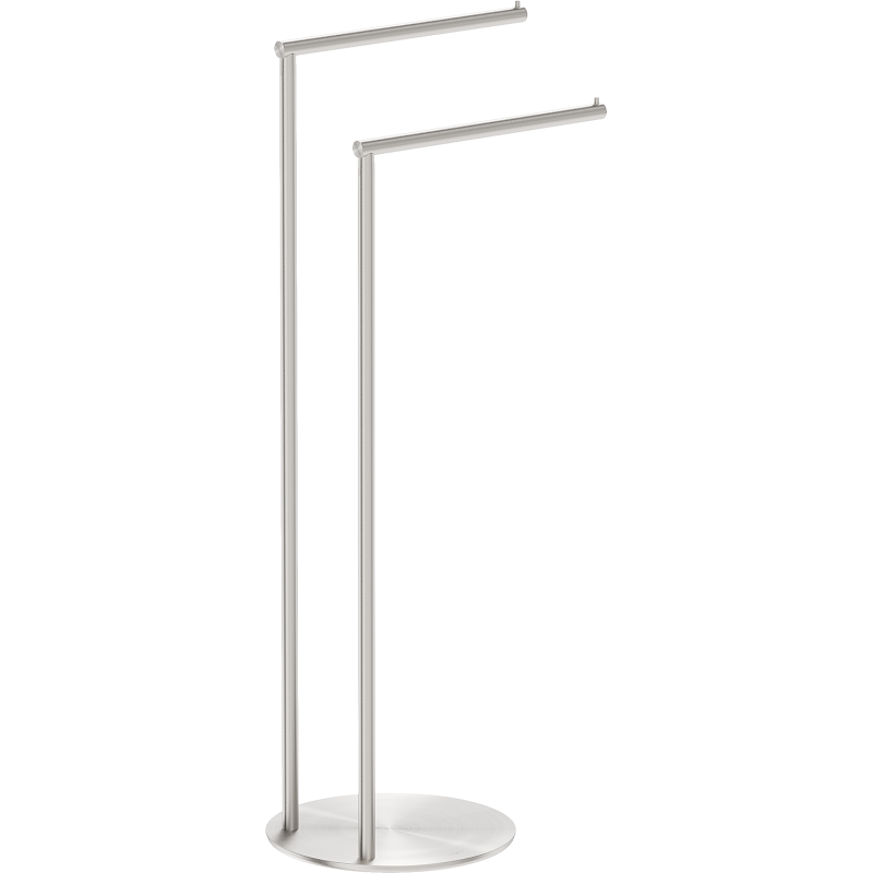 Mexen Loop stojący wieszak na ręcznik, nikiel szczotkowany - 70A71096-97