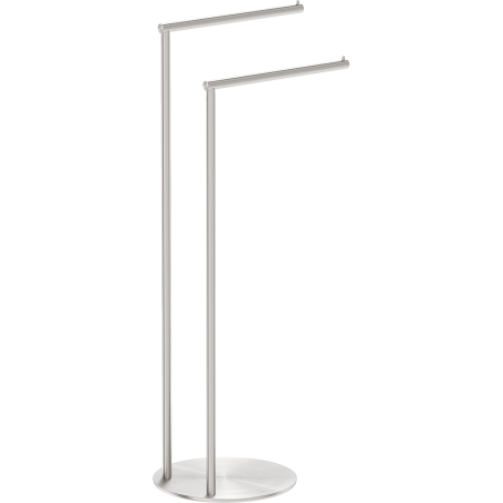 Mexen Loop stojący wieszak na ręcznik, nikiel szczotkowany - 70A71096-97