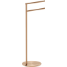 Mexen Loop standing towel rack, brushed copper - 70A71097-65