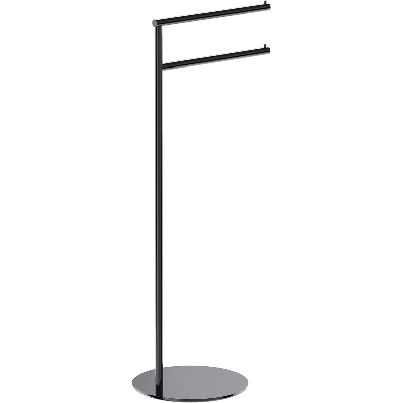 Mexen Loop stojący wieszak na ręcznik, black chrome - 70A71097-73