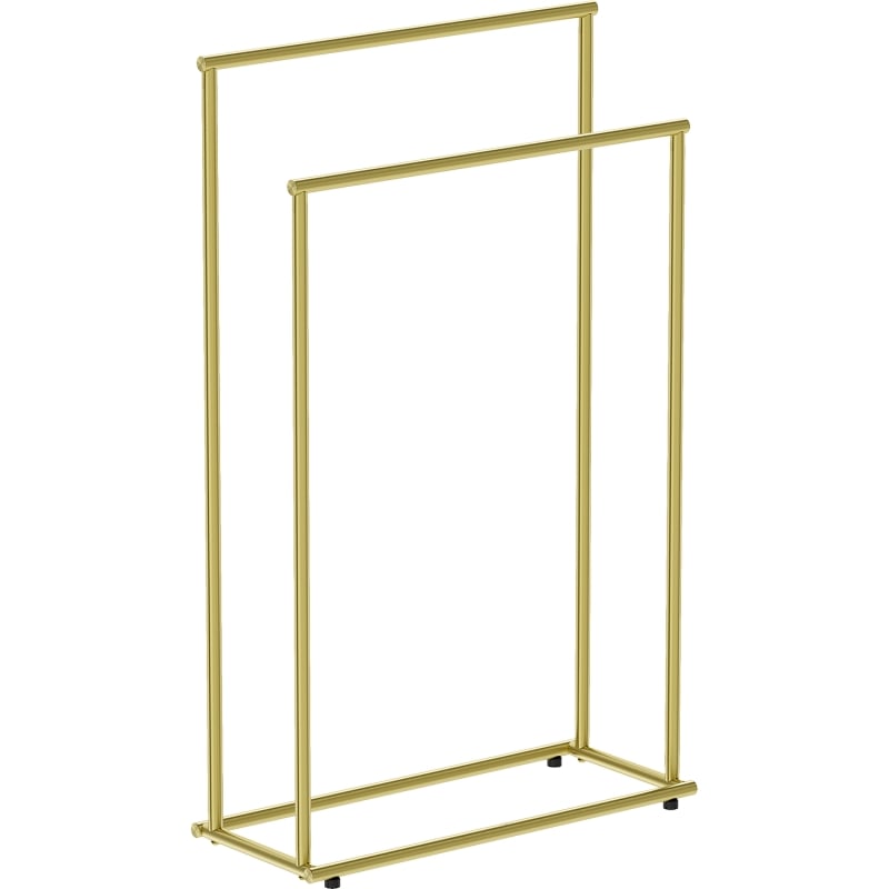 Mexen Loop staande handdoekhouder, geborsteld goud - 70A71098-55