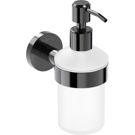 Mexen Ovio ziepju dozators, melns hroms - 70A19558-73
