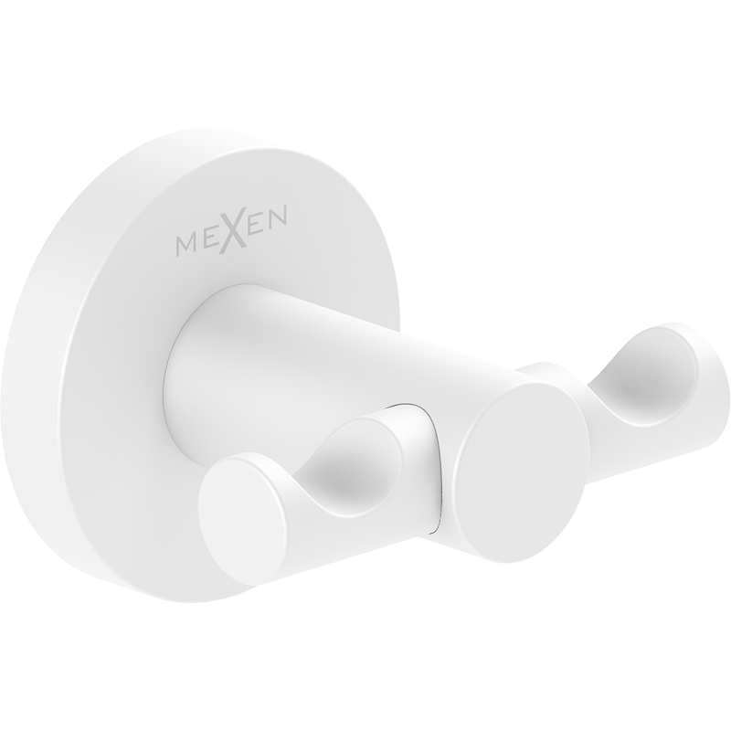 Mexen Ovio dubultais dvieļu āķis, balts - 70A19512-20