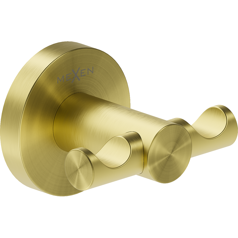 Mexen Ovio dubultais dvieļu āķis, zelta matēts - 70A19512-55