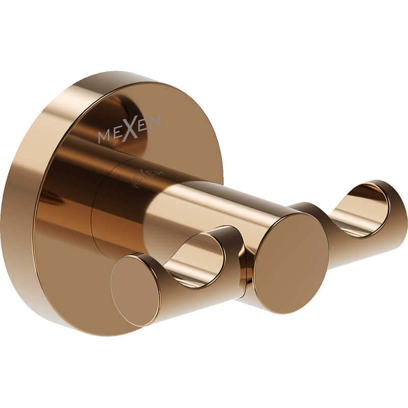 Mexen Ovio dubultais dvieļu āķis, rozā zelts - 70A19512-60