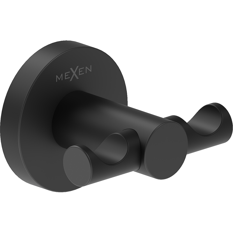 Mexen Ovio dubults dvieļu āķis, melns - 70A19512-70