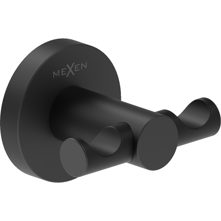 Mexen Ovio dubults dvieļu āķis, melns - 70A19512-70
