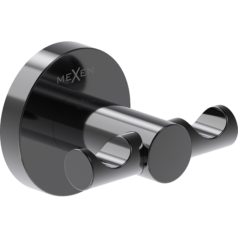 Mexen Ovio dubults dvieļu āķis, melns hroms - 70A19512-73