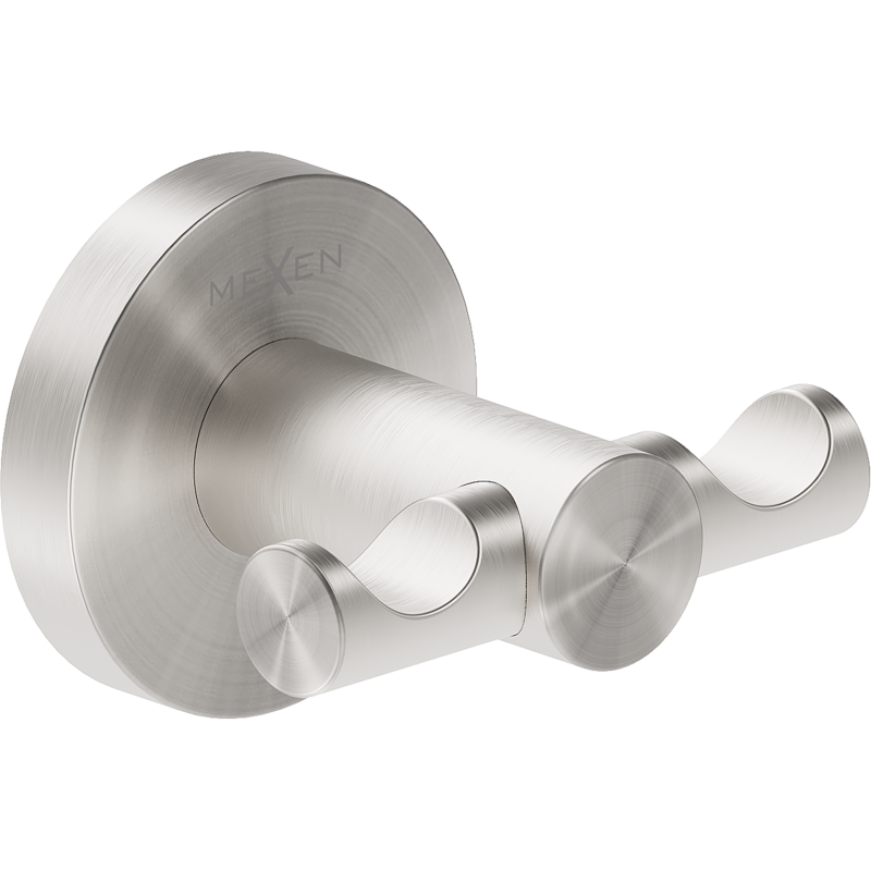 Mexen Ovio dubultais dvieļu āķis, matēts niķelis - 70A19512-97