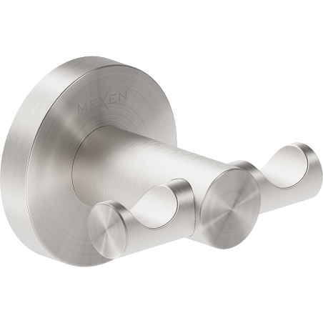 Mexen Ovio dubultais dvieļu āķis, matēts niķelis - 70A19512-97