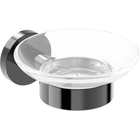 Mexen Ovio porte-savon, chrome noir - 70A19555-73