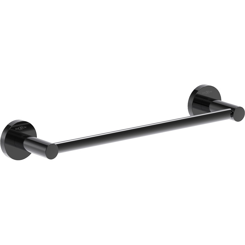 Mexen Ovio porte-serviettes, chrome noir - 70A19541-73
