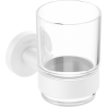 Mexen Ovio toothbrush holder, white - 70A19551-20