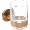 Mexen Ovio toothbrush holder, brushed copper - 70A19551-65