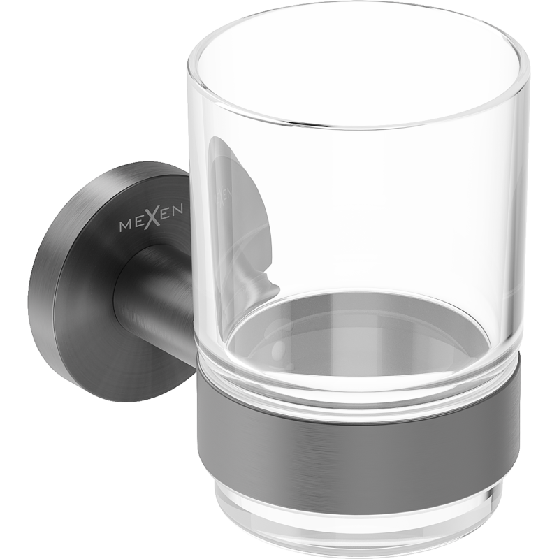 Mexen Ovio zobu birstes turētājs, gunmetal pelēks matēts - 70A19551-66