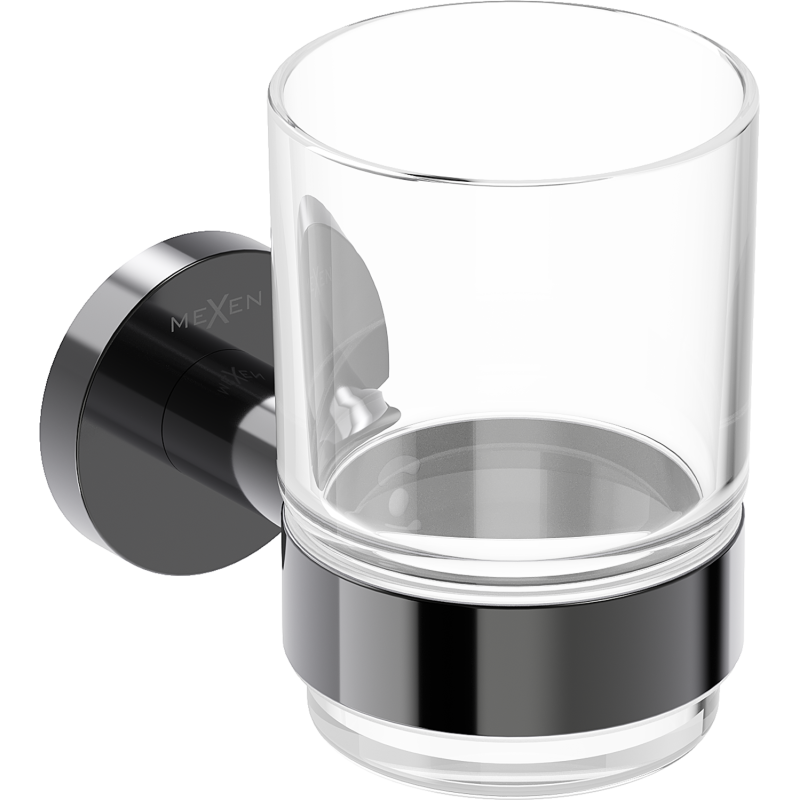 Mexen Ovio zobu birstēm, melns hroms - 70A19551-73