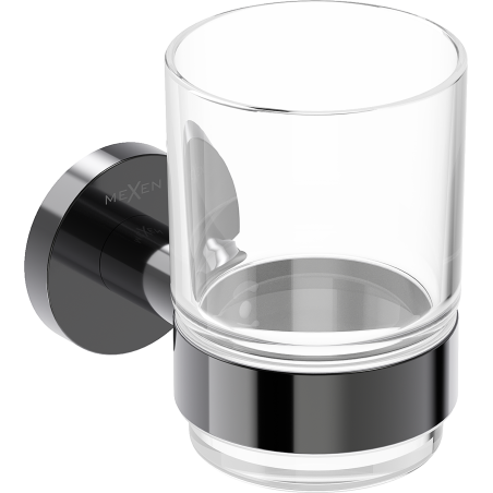 Mexen Ovio zobu birstēm, melns hroms - 70A19551-73