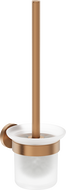 Mexen Ovio toilet brush, brushed copper - 70A19571-65