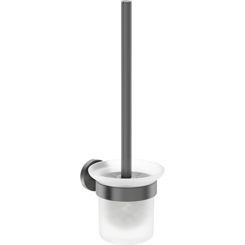 Mexen Ovio toiletborstel, gun gray geborsteld - 70A19571-66