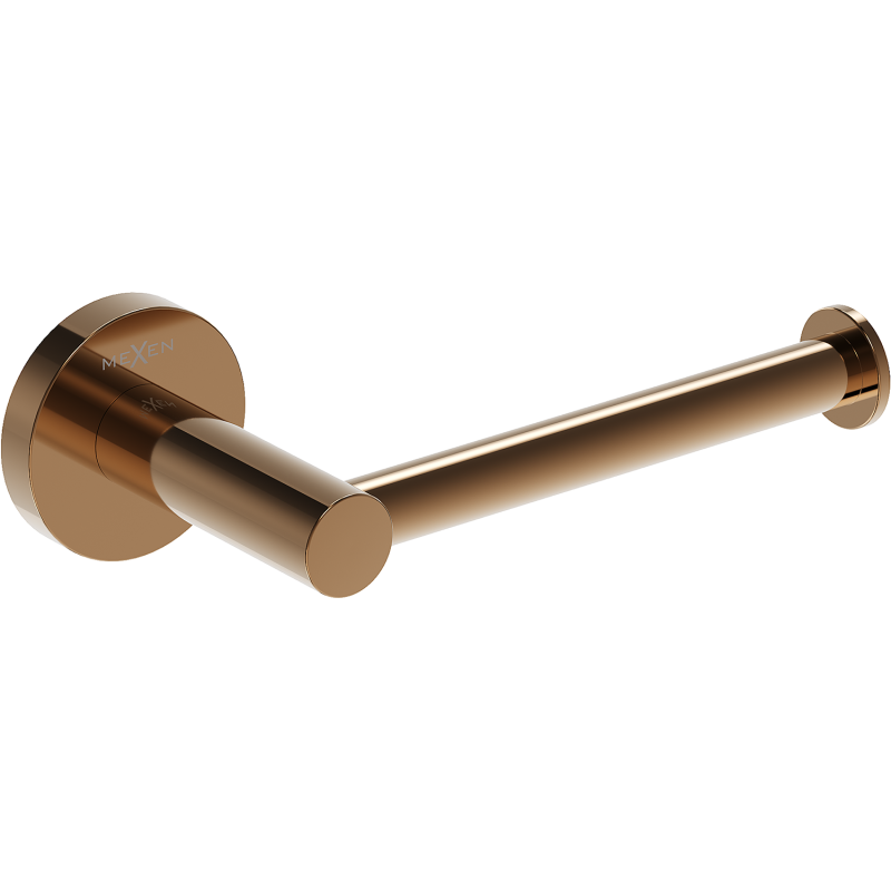 Mexen Ovio tualetes papīra turētājs, rozā zelts - 70A19525-60